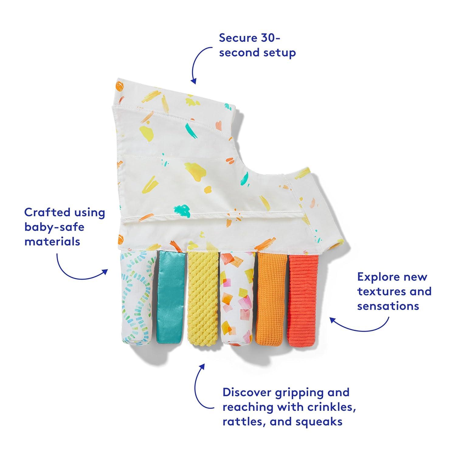 imageLOVEVERY  The Play Gym  Award Winning For Baby  StageBased Developmental Activity Gym amp Play Mat for Baby to ToddlerSensory Strand AddOn