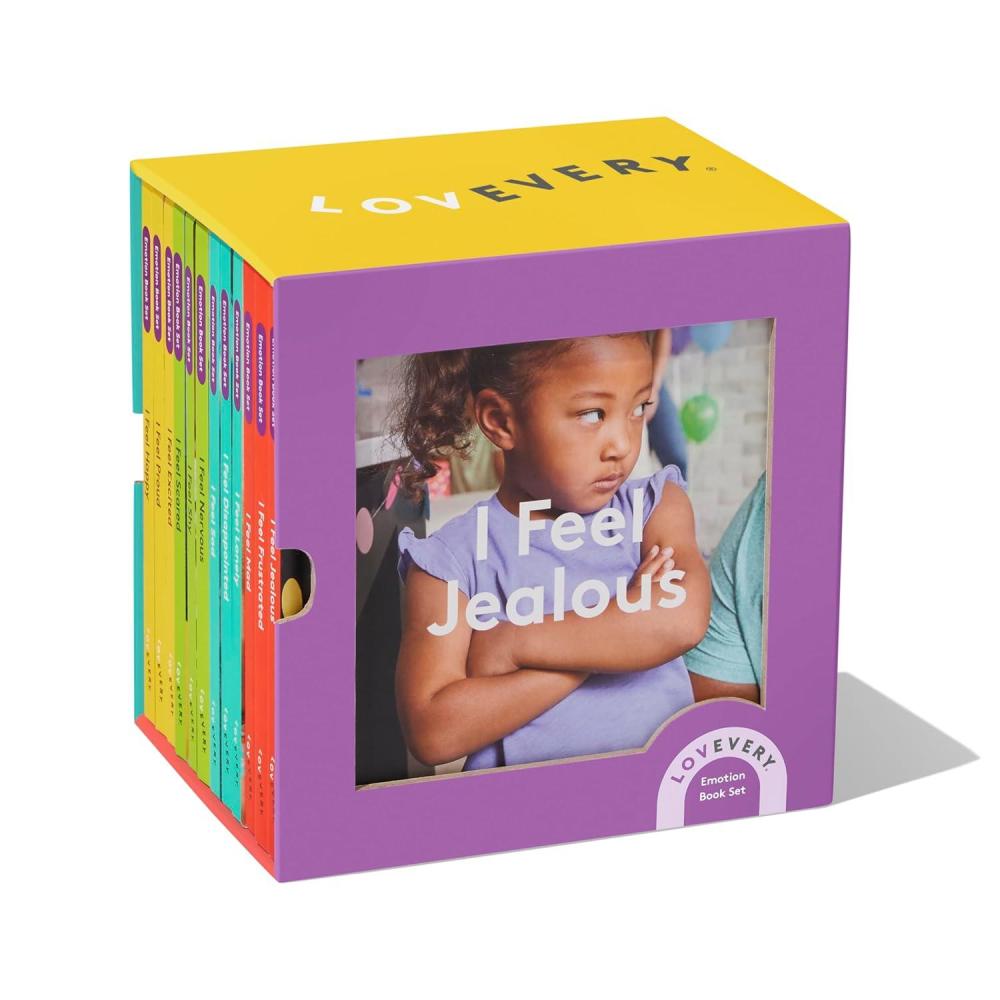 imageThe Emotion Book Set 12 Books  Happy Proud Excited Scared Shy Nervous Sad Disappointed Lonely Mad Frustrated Jealous by Lovevery