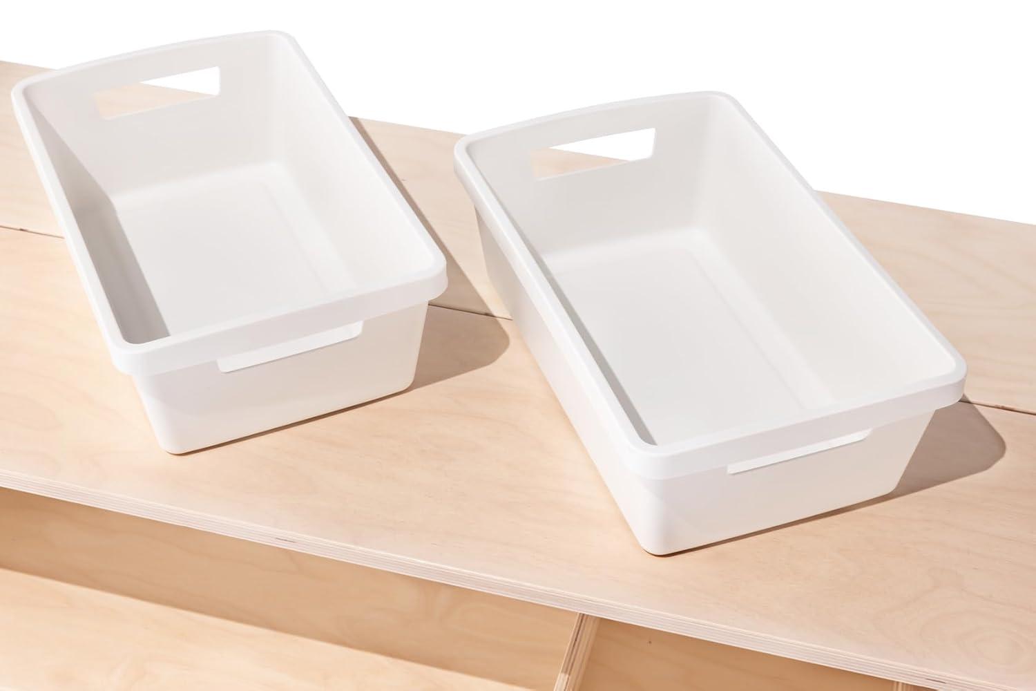 imageLovevery The Montessori Playshelf 2in1 Storage Shelf Makes Toy Rotation and Storage Simple 100 Birchwood Design