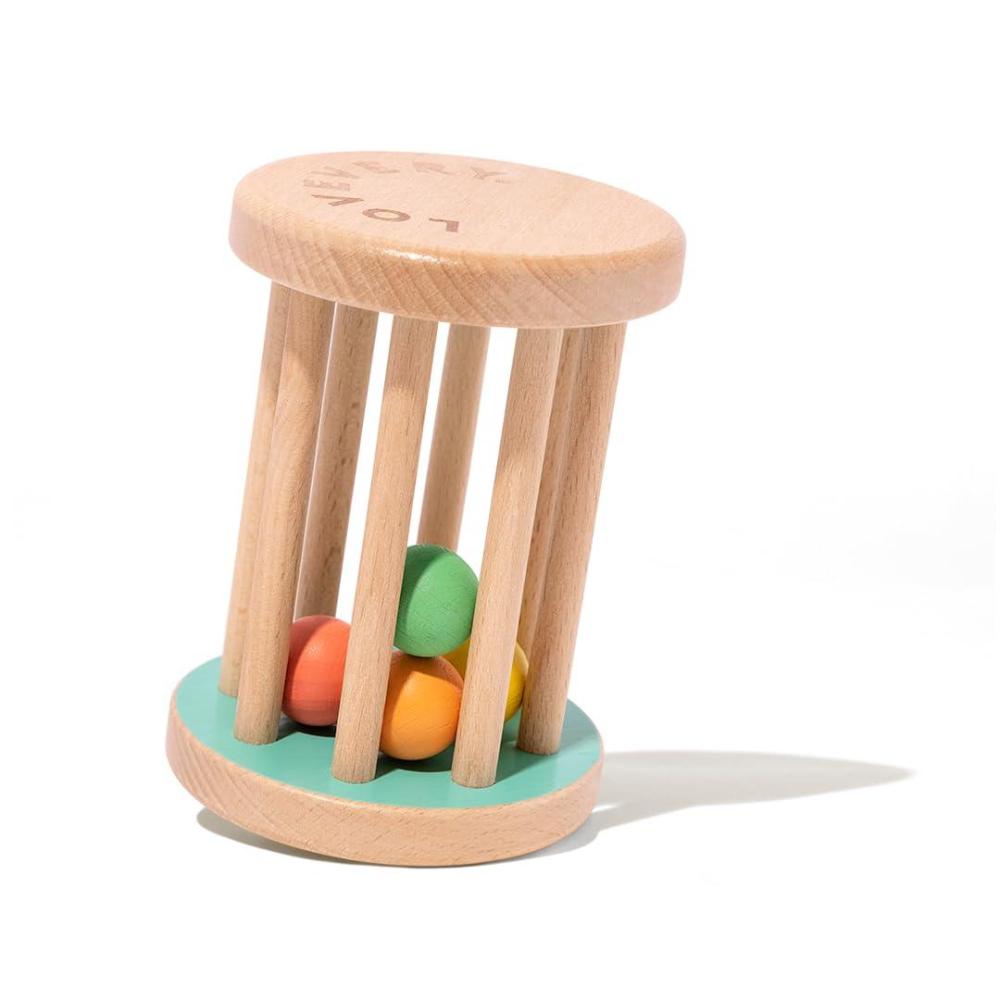 imageLovevery Montessori Rolling Rattle Baby Rattle Starting at 12 Weeks